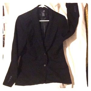 East 5th Fitted Black Blazer